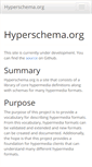 Mobile Screenshot of hyperschema.org
