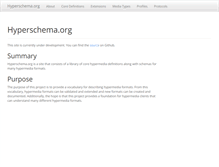 Tablet Screenshot of hyperschema.org